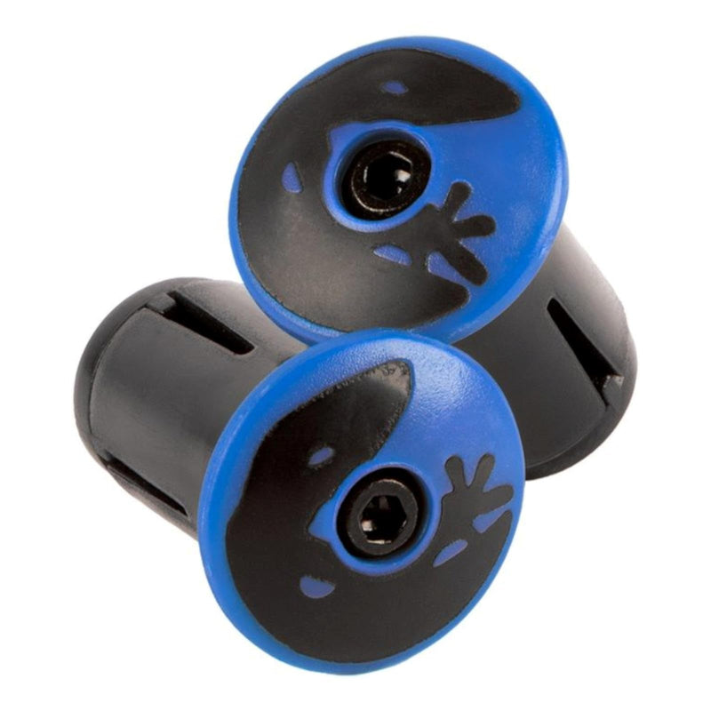 Lizard Skins - Packaged DSP Bar Tape Plugs - Cobalt Blue