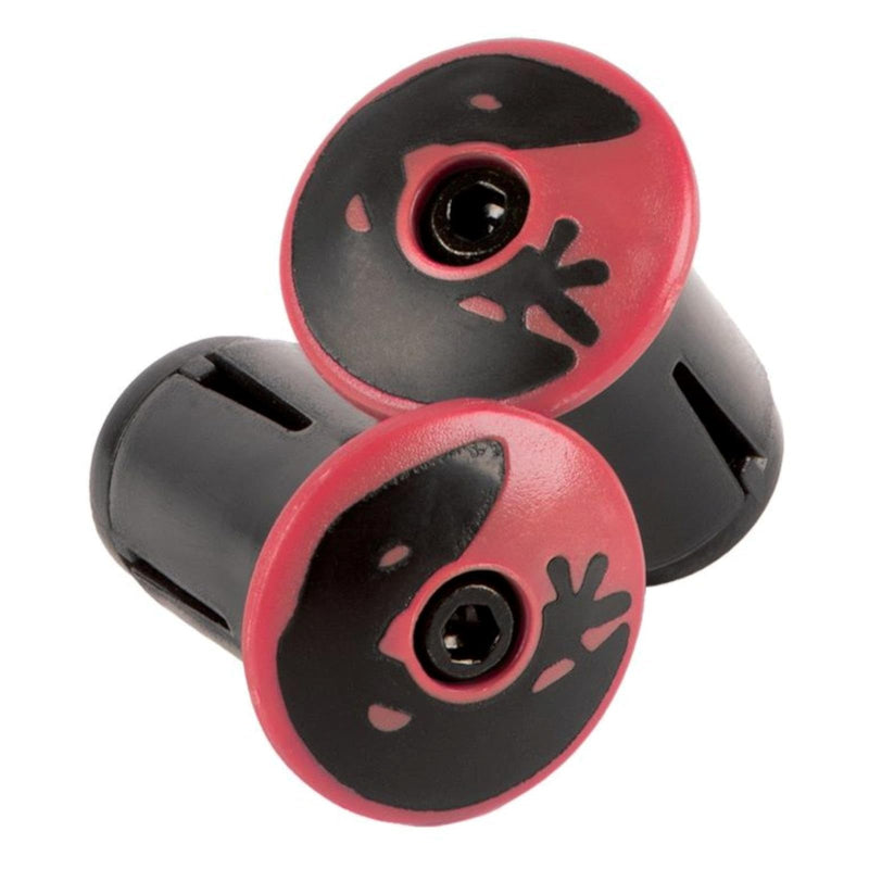 Lizard Skins - Packaged DSP Bar Tape Plugs - Crimson Red