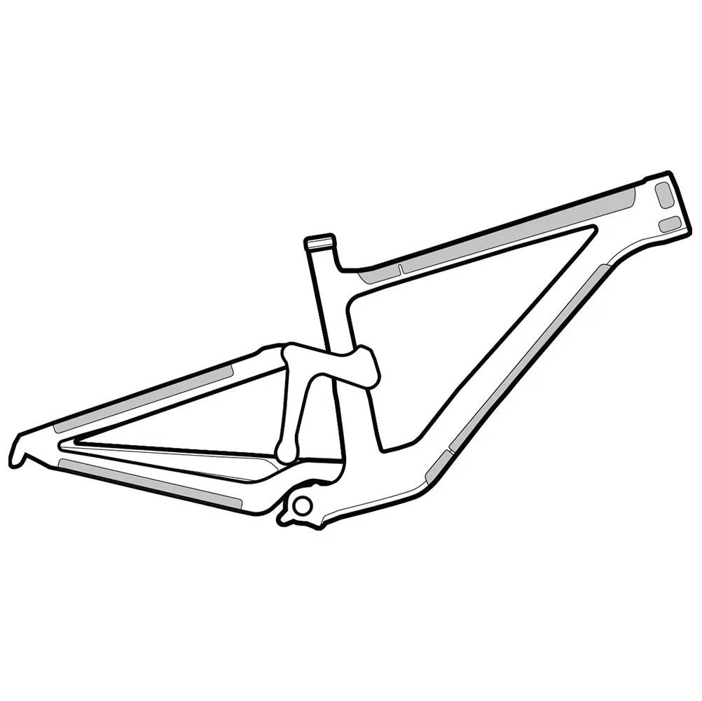 Lizard Skins - Clear Protective Frame Wrap - Frame Kit