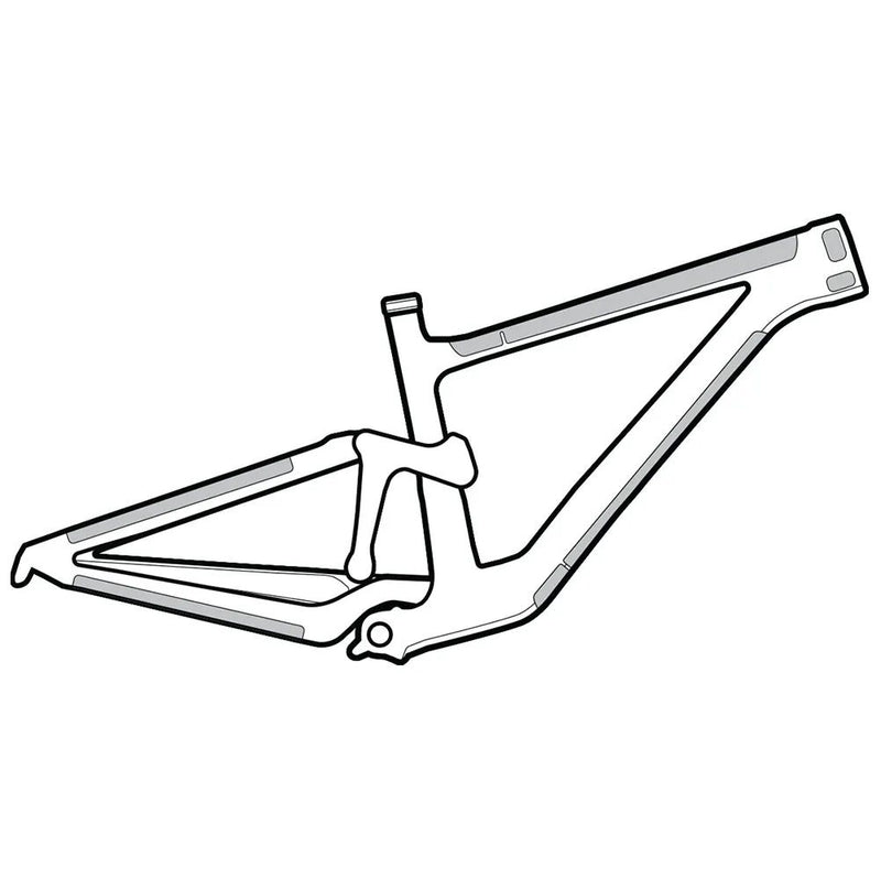 Lizard Skins - Clear Protective Frame Wrap - Frame Kit