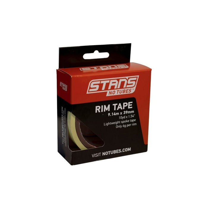Stan's NoTubes - Tubeless Rim Tape, Lightweight, Highly Adhesive for MTB, Road and Gravel Wheels, Yellow, 10 Yards