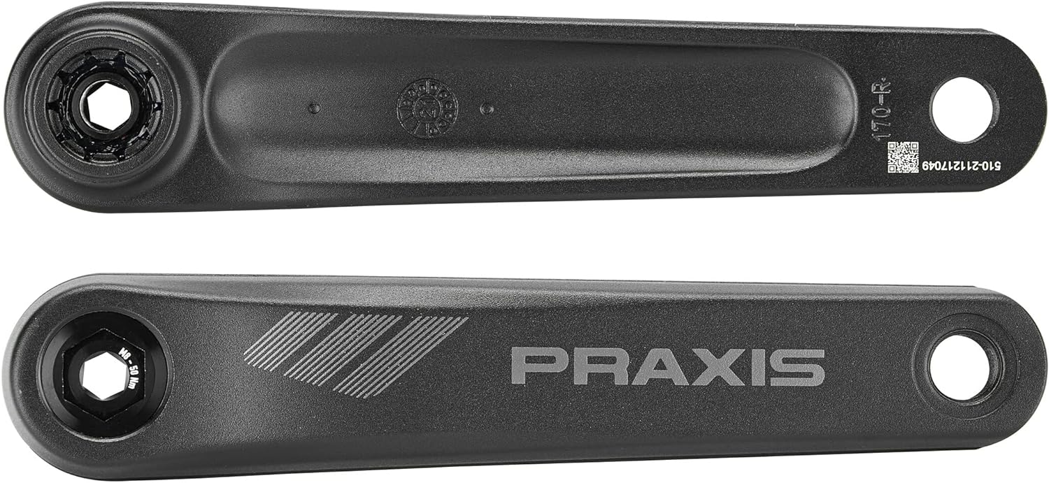 Praxis Yamaha E-Bike 165 mm, Adult Unisex, Multicoloured (Multicoloured), One Size