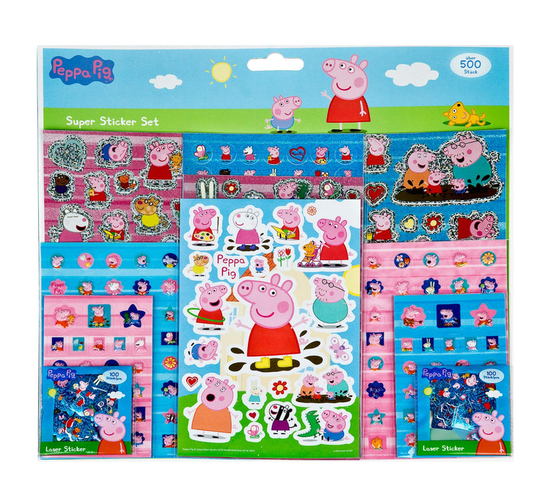 Undercover - Super Stickerset Peppa Pig 500dlg.