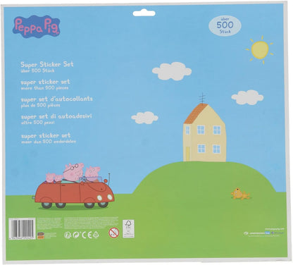 Undercover - Super Stickerset Peppa Pig 500dlg.