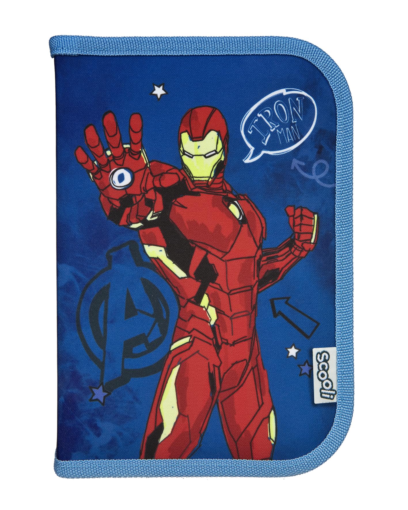 Scooli - Marvel Avengers Gefülltes Schüleretui - Komplettes Etui mit hochwertigen Stiften und mehr - All-in-One Schuletui - Praktisch für die Schule - Für Jungen ab 6 Jahren