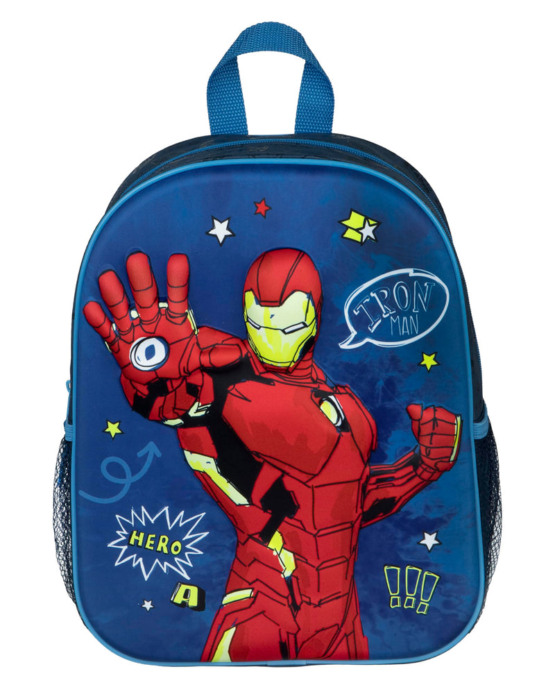 Undercover - Avengers 3D Rucksack - Hochwertiger Kinderrucksack mit Avengers Motiv - Verstellbare Schultergurte - Geräumiges Hauptfach - Mit seitlichen Netztaschen - ab 4 Jahren