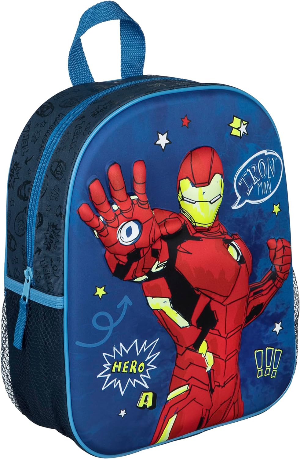 Undercover - Avengers 3D Rucksack - Hochwertiger Kinderrucksack mit Avengers Motiv - Verstellbare Schultergurte - Geräumiges Hauptfach - Mit seitlichen Netztaschen - ab 4 Jahren