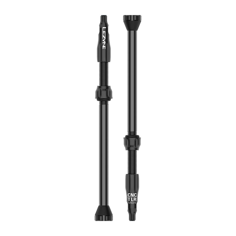Lezyne - CNC TLR Valves (Pair) 80mm - Black