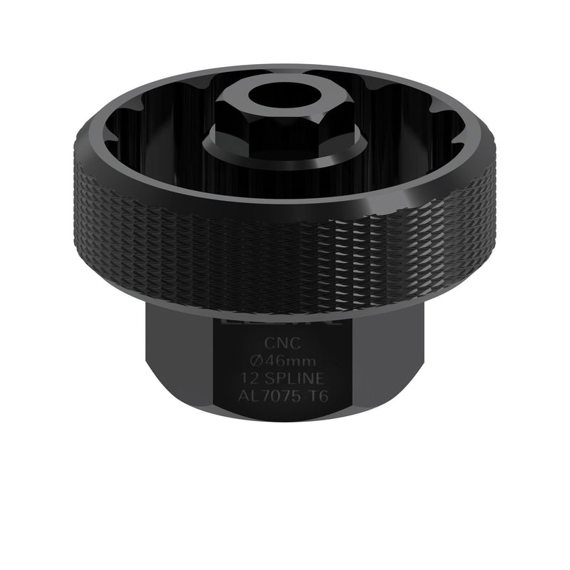 LEZYNE CNC Alloy BB Tool, Bicycle Bottom Bracket Tool, Road, Mountain, Gravel Bike, Black, Compatible with Shimano, SRAM, Campaganolo, Race Face