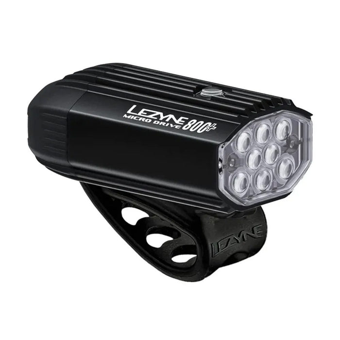 Lezyne Micro Drive Bicycle Front Light, White LED, Road, Mountain, Gravel Bike, USB Rechargeable