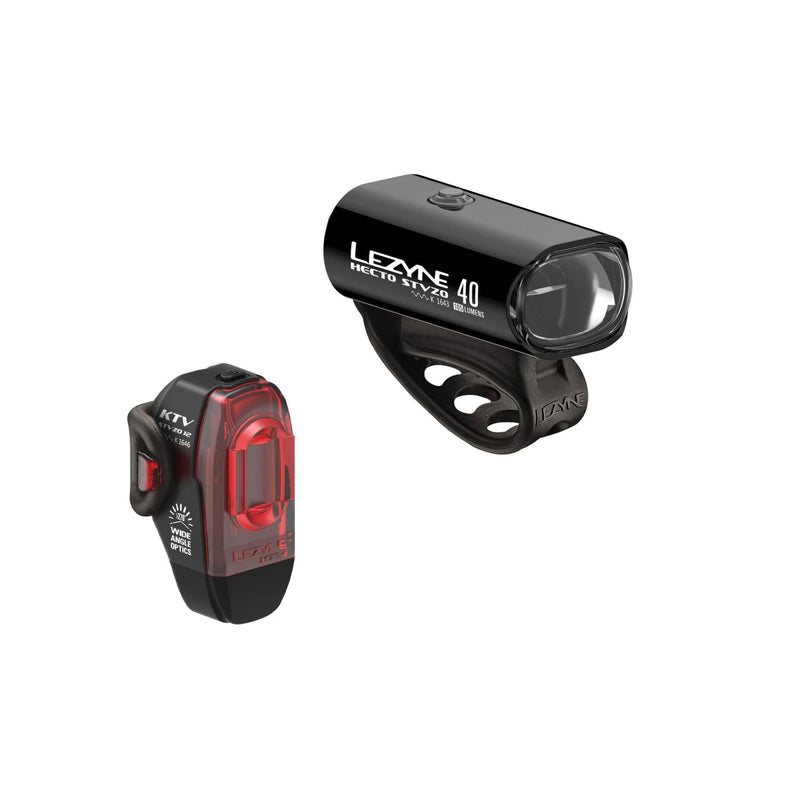 Lezyne - Hecto STVZO 40 / KTV STVZO Pair - Black/Hi Gloss