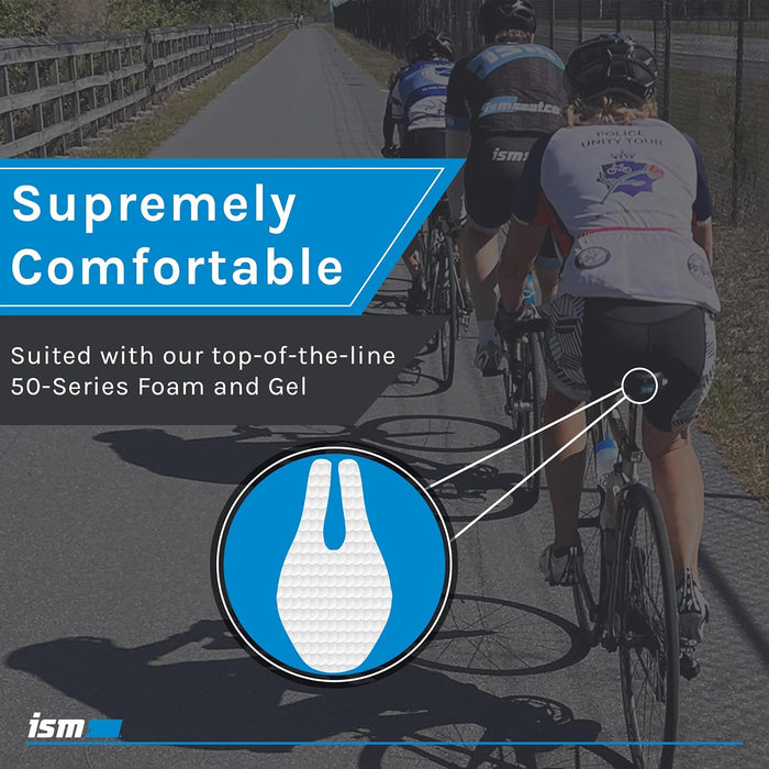 ISM PR Series Noseless Bicycle Seat - Anatomic Relief Bicycle Saddle for Hybrid Bikes, Time Trial Bikes, Road Bikes, and Mountain Bikes - No Nose Bike Saddle for Reduced Numbness and Discomfort