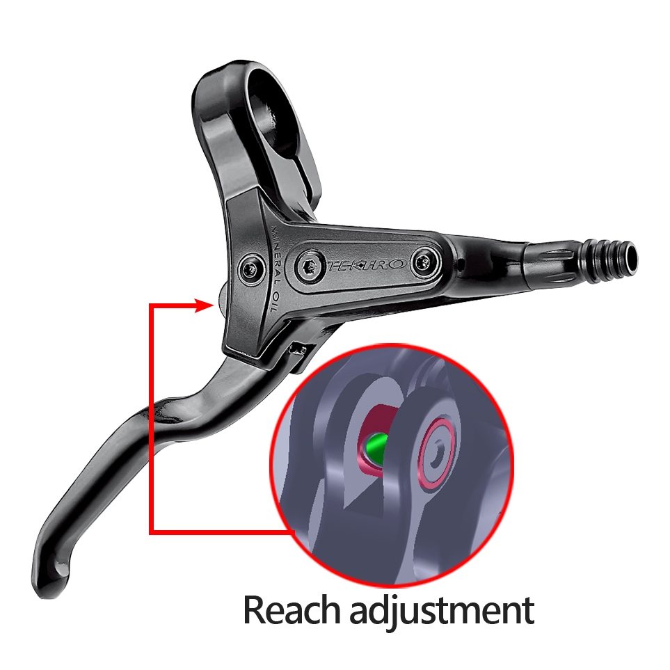 Tektro - Spares - M285 Lever Ass. LHS Black