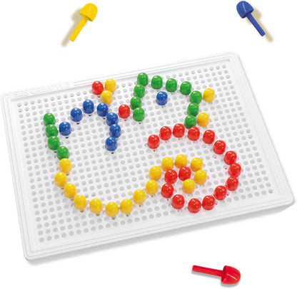 SES Creative 14046 Mosaik Steckspiel, diverse Farben, Mittel