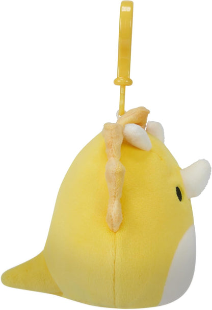 Squishmallows 3.5" Clip-On Lancaster The Triceratops