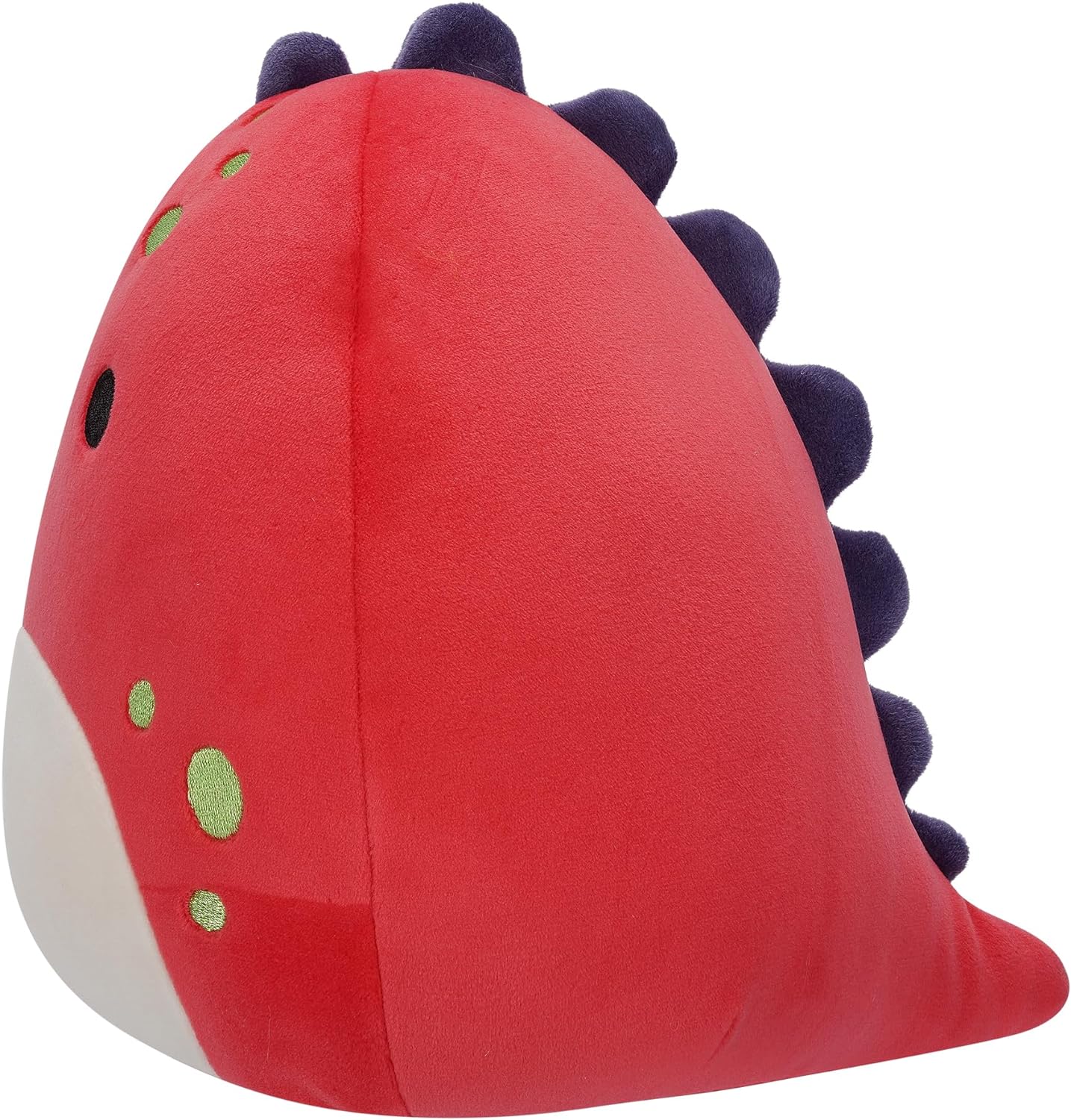 Squishmallows SQCR05399 7.5-Inch-Dolan The Red Dino with Green Spots, Multicolour