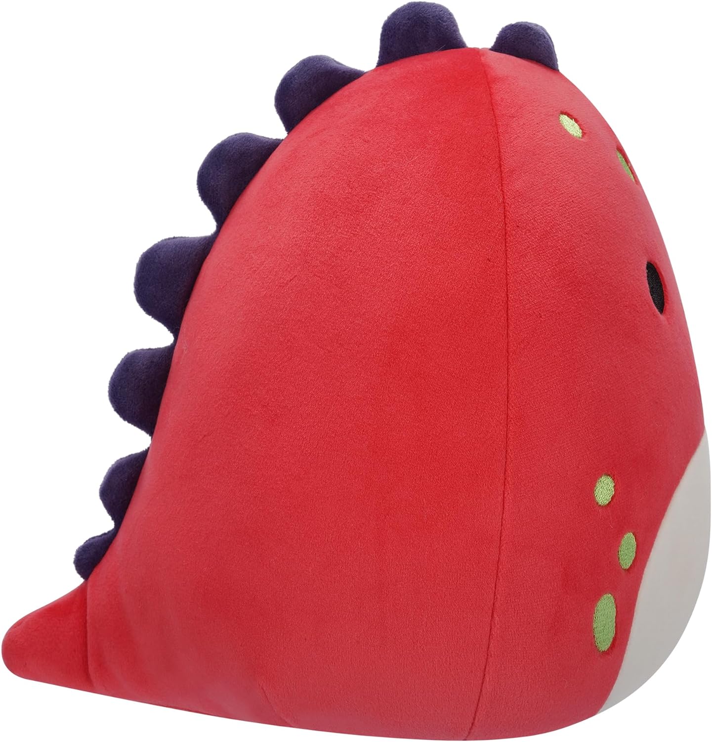 Squishmallows SQCR05399 7.5-Inch-Dolan The Red Dino with Green Spots, Multicolour