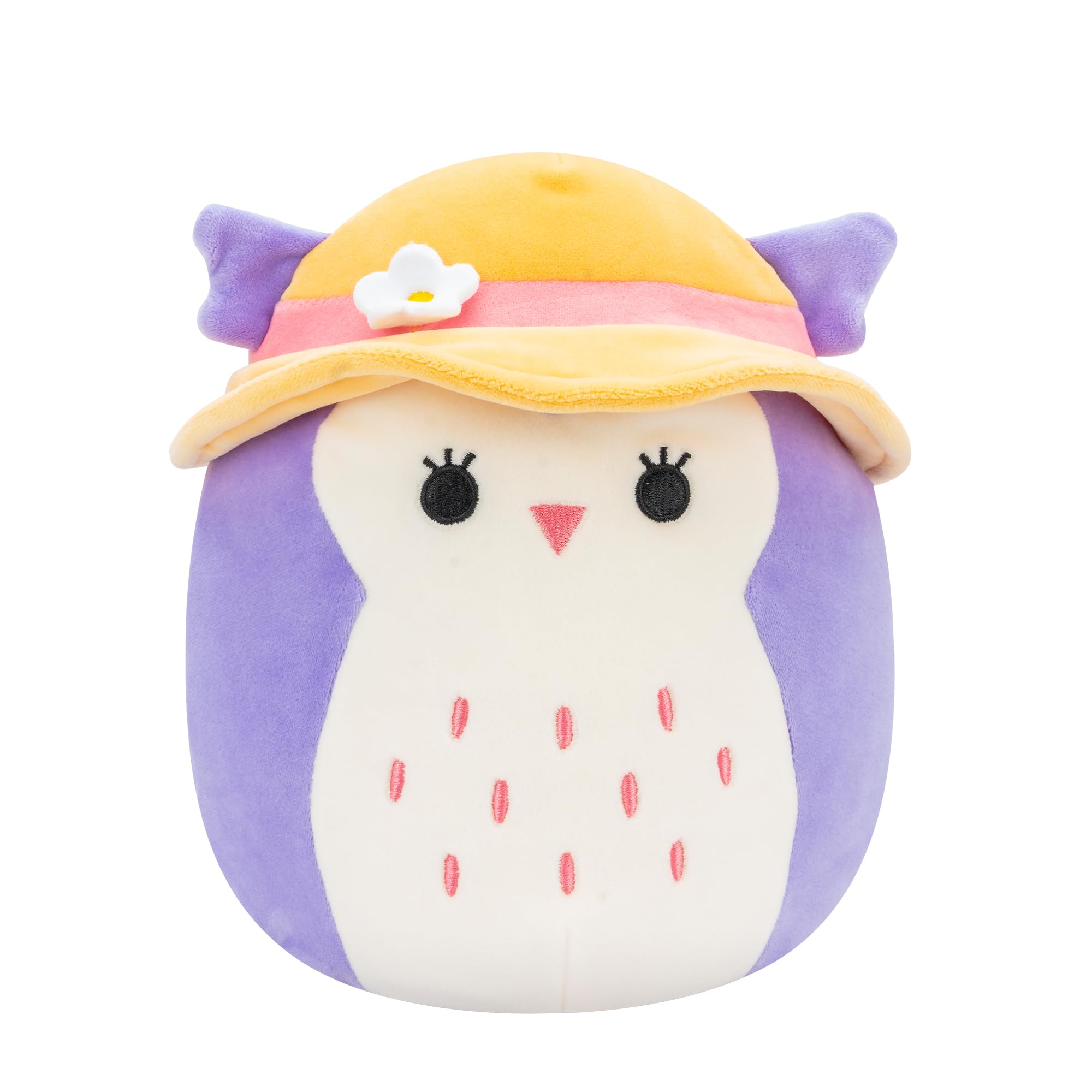 Squishmallows Pluschfigur Purple Owl with Sun Hat