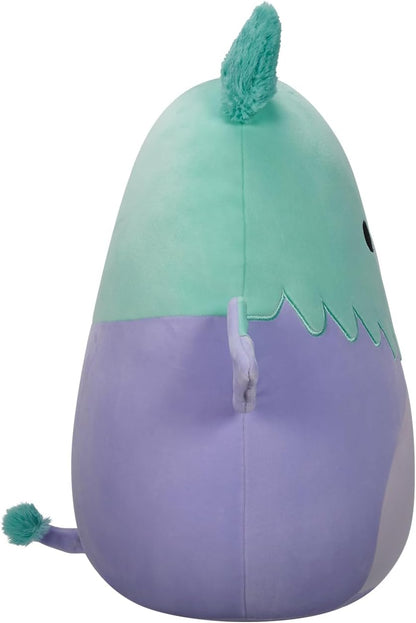 Squishmallows SQCR05401 7.5-Inch-Minerva The Squa and Purple Griffin, Multicolour