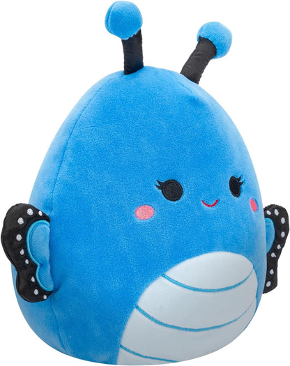 Squishmallows Originele Peluche van 19 cm - Waverly le Papillon Blauw