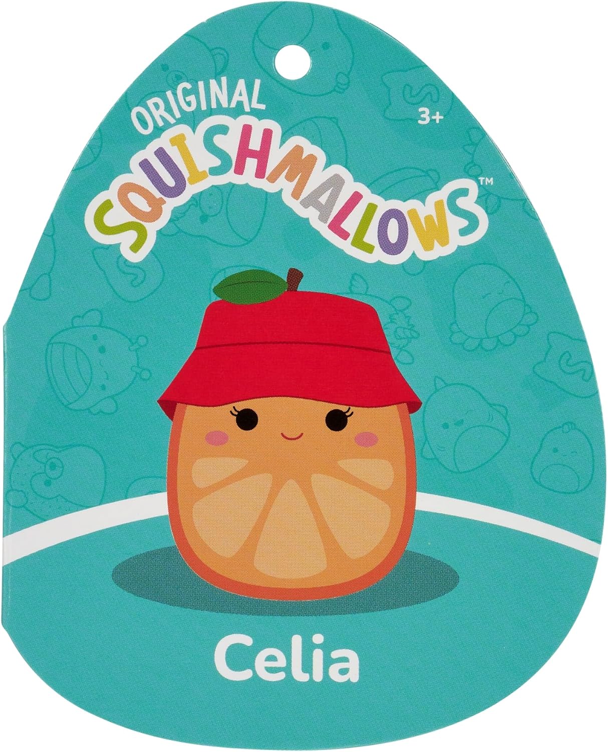 Squishmallows FuzzAMallows Celia apelsinen 30 cm 2024 Original