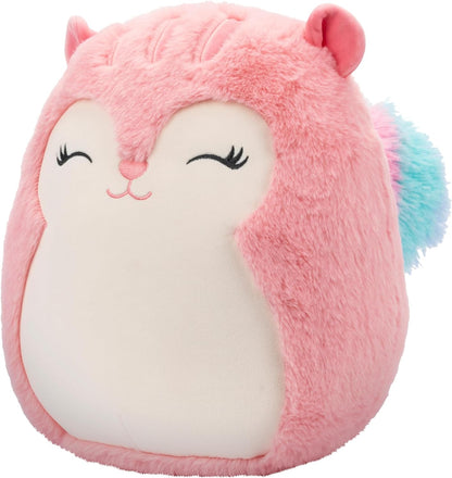 Squishmallows FuzzAMallows Peluche Amina lo scoiattolo 30 cm – Estremamente Raro - Squishmallow Original 2024