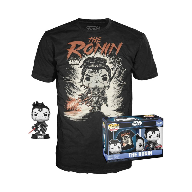 Funko Pop! & Tee: Tar Wars - Kyoto - Small - (S) - Star Wars - T-Shirt - Clothes with Collectable Vinyl Figure - Gift Idea - Toys and Short Sleeve Top for Adults Unisex Men and Women - Movies Fans