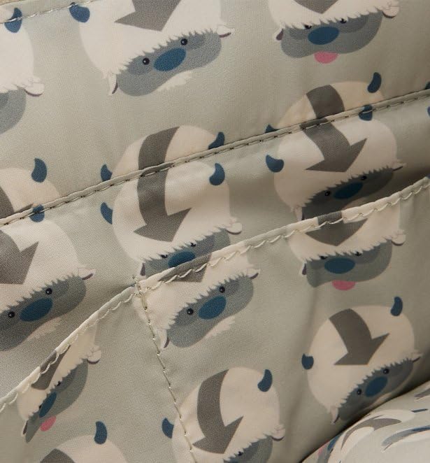 Loungefly Tote Bags Nickelodeon Avatar The Last Airbender Appa Cosplay Tote With Momo Charm White/off White