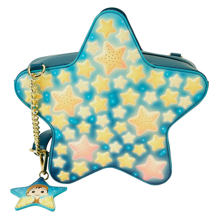 Loungefly Disney Pixar La Luna Glow Star Kids Crossbody Bag with Charm Multi