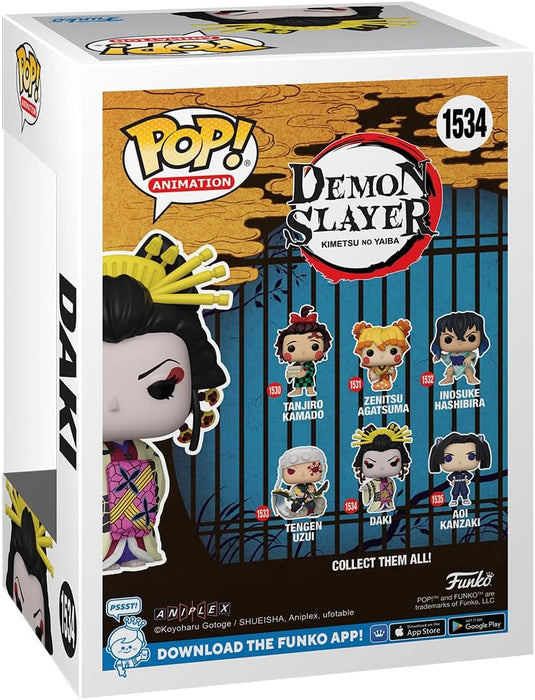 Funko POP! Animation: Demon Slayer - Daki - Collectable Vinyl Figure - Gift Idea - Official Merchandise - Toys for Kids & Adults - Anime Fans - Model Figure for Collectors and Display