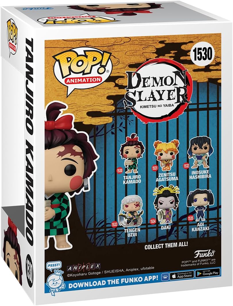 Funko POP! Animation: Demon Slayer - Tanjiro Kamado - (Kimono) - Collectable Vinyl Figure - Gift Idea - Official Merchandise - Toys for Kids & Adults - Anime Fans - Model Figure for Collectors
