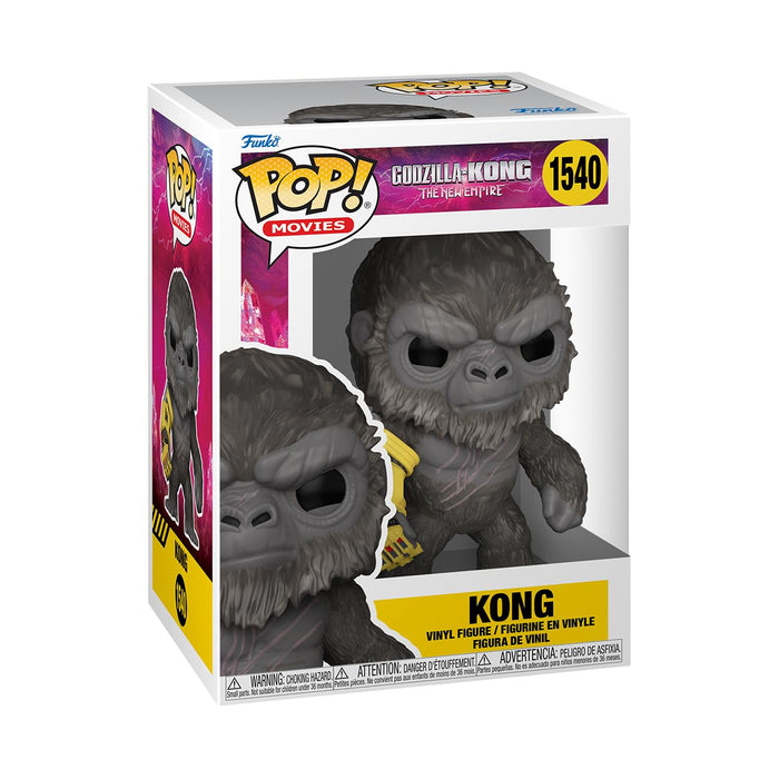 Funko Pop! Movies: Godzilla X Kong: the New Empire - Kong - Godzilla Vs Kong - Collectable Vinyl Figure - Gift Idea - Official Merchandise - Toys for Kids & Adults - Movies Fans