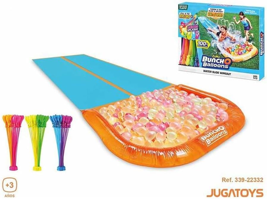 Zuru - Sliding Track w/ 3 Buncho Balloon Toy, Multicoloured, Normal (56428