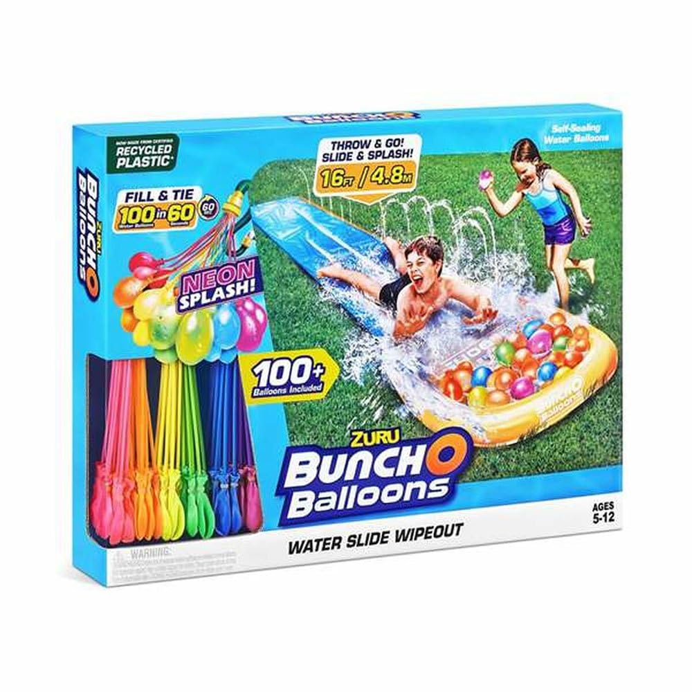 Zuru - Sliding Track w/ 3 Buncho Balloon Toy, Multicoloured, Normal (56428