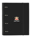 Safta Paul Frank Join The Fun – 4 Ring Binder 35 cm with 100 A4 Sheets, Ideal for Children of Different Ages, Comfortable and Versatile, Quality and Resistance, 27 x 3.5 x 32 cm, Black, Black/White