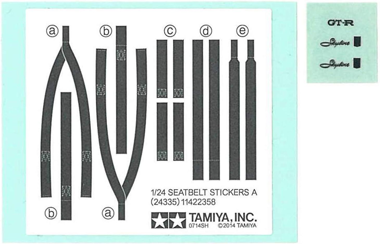 TAMIYA 300024335 Nissan Fahrzeug 300024335-1:24 Skyline 2000GT-R Street Custom, Faithful Replica, Plastic Construction, Crafts, Model Kit, Assembly, Unpainted