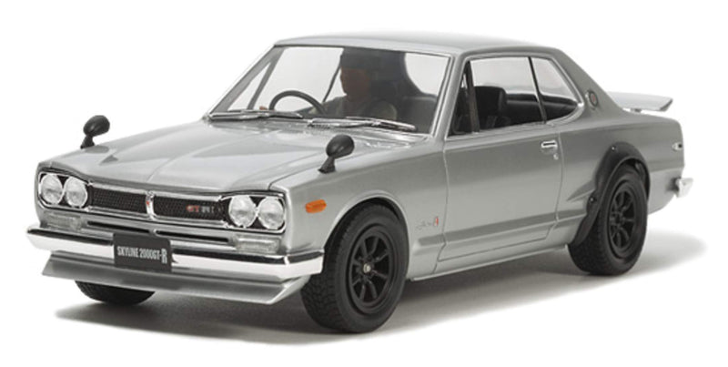 TAMIYA 300024335 Nissan Fahrzeug 300024335-1:24 Skyline 2000GT-R Street Custom, Faithful Replica, Plastic Construction, Crafts, Model Kit, Assembly, Unpainted