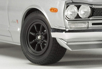 TAMIYA 300024335 Nissan Fahrzeug 300024335-1:24 Skyline 2000GT-R Street Custom, Faithful Replica, Plastic Construction, Crafts, Model Kit, Assembly, Unpainted