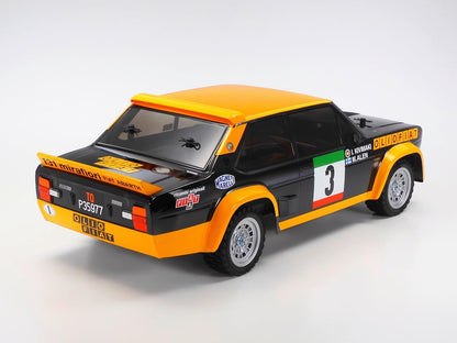 TAMIYA 47494 1:10 Fiat 131 Abarth MF-01X-Remote Controlled Car, Vehicle, Model Building, Assembly, Hobby, RC Kit, Pre-Painted