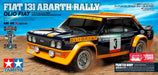TAMIYA 47494 1:10 Fiat 131 Abarth MF-01X-Remote Controlled Car, Vehicle, Model Building, Assembly, Hobby, RC Kit, Pre-Painted
