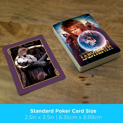 AQUARIUS Labyrinth Playing Cards - Labyrinth Themed Deck of Cards for Your Favorite Card Games - Officially Licensed Labyrinth Merchandise & Collectibles