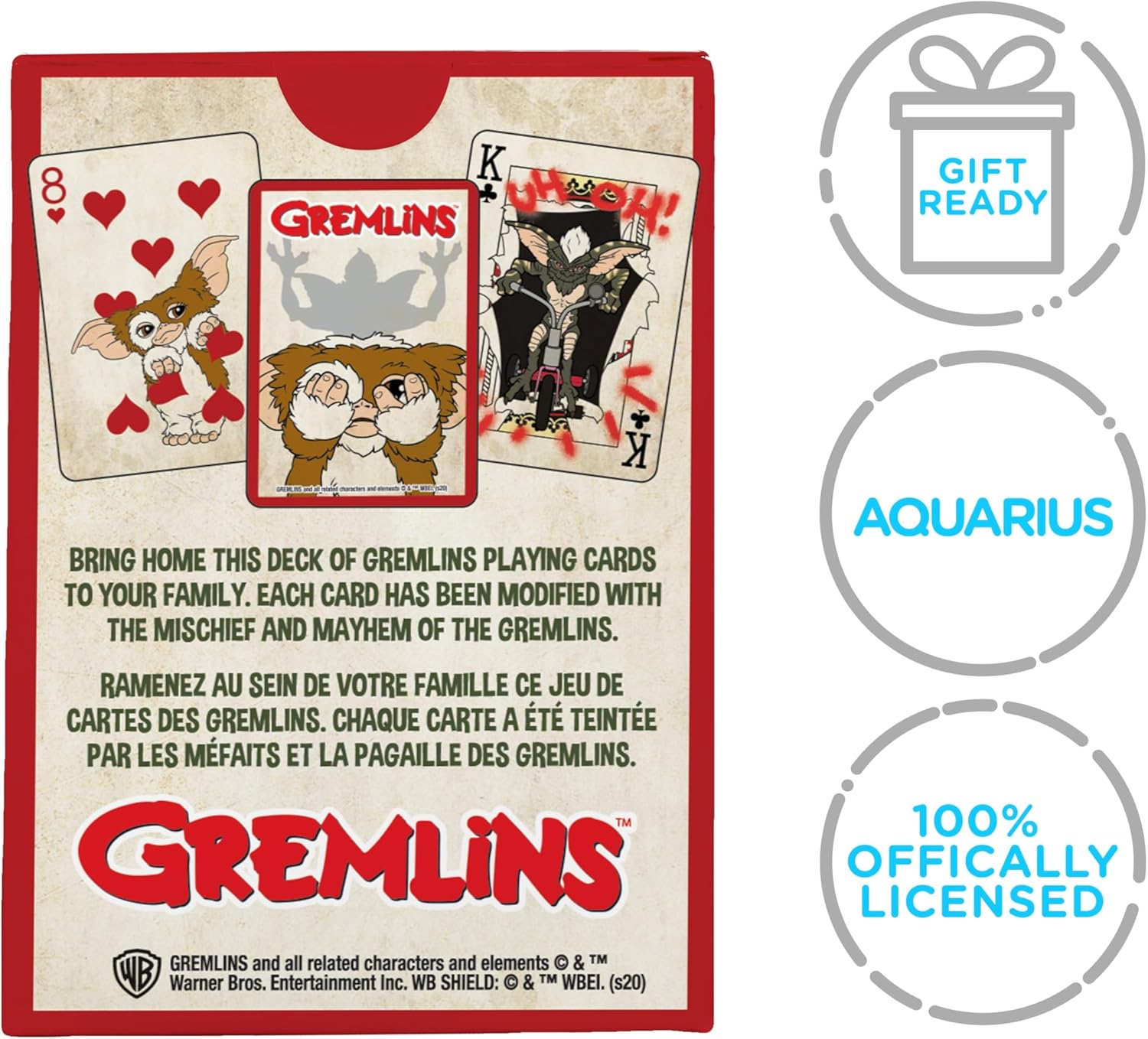 Gremlins - Jeux de Table, Couleur Rouge (NMR Distribution 52704