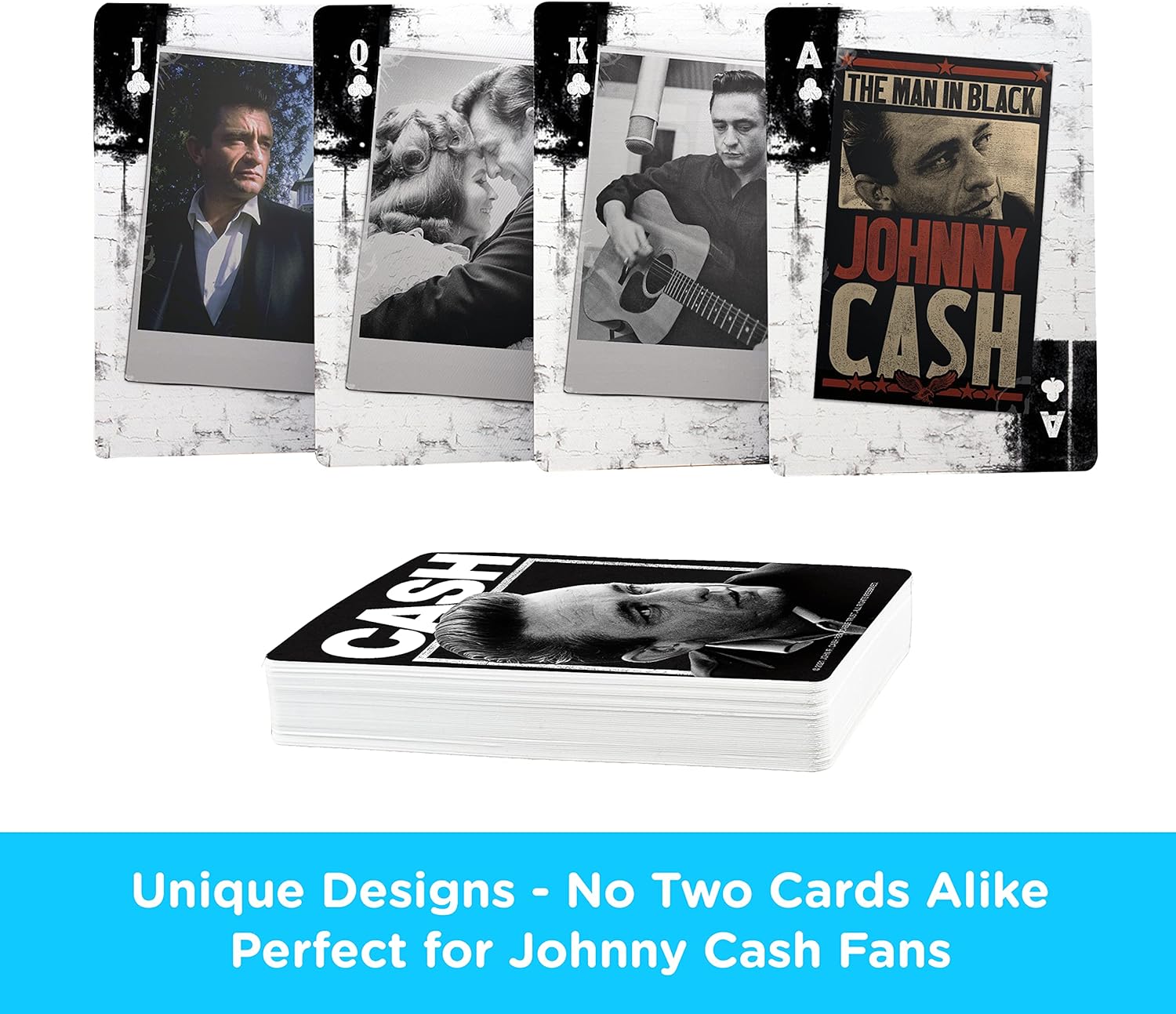 AQUARIUS Johnny Contanti Carte da Gioco - Poker Misura Mazzo di Carte per Tuo Preferito Scheda Giochi - con Licenza Ufficiale Merchandise & Collectibles