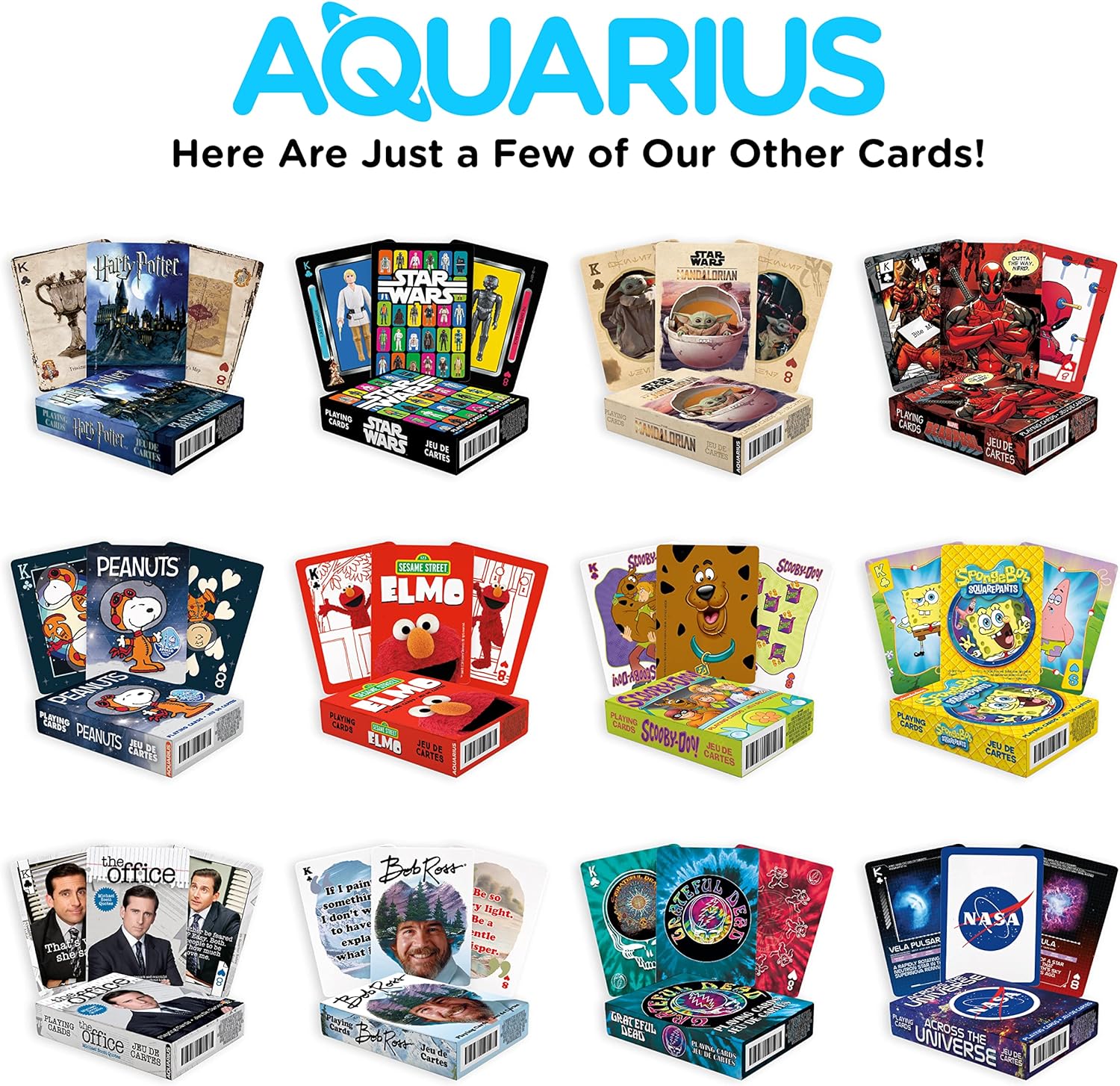 AQUARIUS Johnny Contanti Carte da Gioco - Poker Misura Mazzo di Carte per Tuo Preferito Scheda Giochi - con Licenza Ufficiale Merchandise & Collectibles