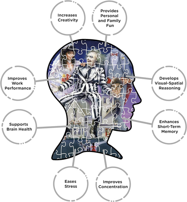 Beetlejuice 300 Piece VHS Jigsaw Puzzle