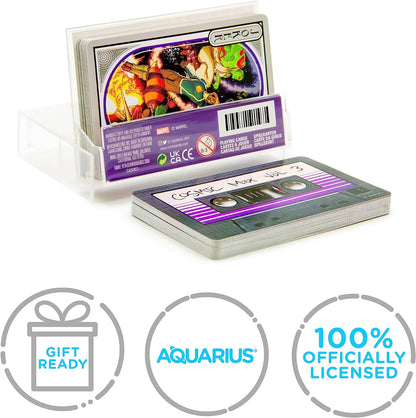 AQUARIUS Guardians of The Galaxy Cassette Playing Cards – Comic Themed Deck of Cards for Your Favorite Card Games - Officially Licensed Guardians of The Galaxy Merchandise & Collectibles