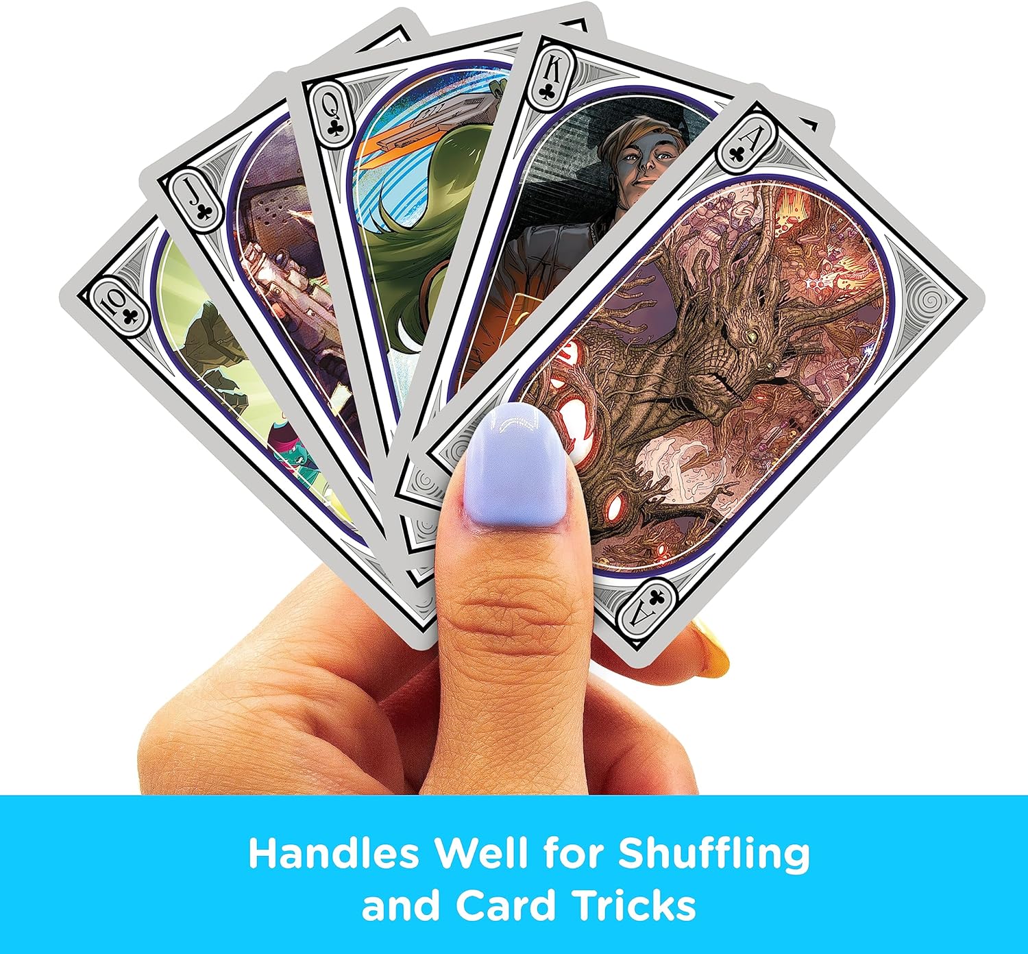 AQUARIUS Guardians of The Galaxy Cassette Playing Cards – Comic Themed Deck of Cards for Your Favorite Card Games - Officially Licensed Guardians of The Galaxy Merchandise & Collectibles