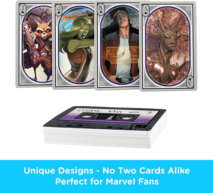 AQUARIUS Guardians of The Galaxy Cassette Playing Cards – Comic Themed Deck of Cards for Your Favorite Card Games - Officially Licensed Guardians of The Galaxy Merchandise & Collectibles