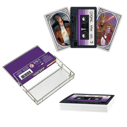 AQUARIUS Guardians of The Galaxy Cassette Playing Cards – Comic Themed Deck of Cards for Your Favorite Card Games - Officially Licensed Guardians of The Galaxy Merchandise & Collectibles