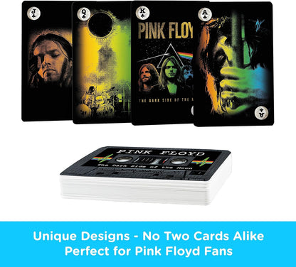 Aquarius Pink Floyd DSOM Cassette Playing Cards -Pink Floyd Themed Deck of Cards for Your Favorite Card Games - Officially Licensed Pink Floyd Merchandise & Collectibles 2.3 x 4.3